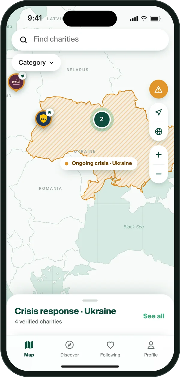 Crisis map